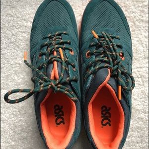 Asics Gel Lyte III Forest Green Orange Miami